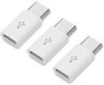 3pcs Micro USB to Type-C Adapter White $0.70USD ($0.90 AU) Delivered @ EverBuying [New Accounts]