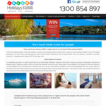Win a South Pacific Cruise for 2 Worth $3,400 from Holidays of Australia & The World