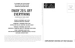 Country Road Cardholders 25% off Everything [Vic, NSW & Tas]