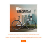 Win a 2018 Falco Elite Bike Worth $1,099.99 from Reid Cycles