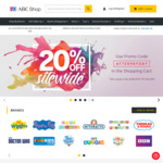 20% off Sitewide at ABC Shop for Afterpay Day