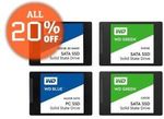 WD Blue SSD 500GB $172, WD Green 120GB SSD $60, AMD CPU Ryzen 5 1600 $236, Ryzen 7 1700 $364 delivered @ ShoppingExpress Ebay
