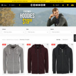Select Men's Hoodies $19.99 + $10 Shipping or Free Pickup at Connor