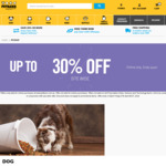 Petbarn up to 30% off (Exclusions Apply)