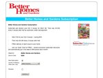 $3 for Your First 3 Issues  "Better Homes and Gardens" Subscription