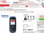 Nokia C1-00 Dual-SIM GSM Mobile Phone with Built-in FM Radio - Blue $49.95 Plus Postage