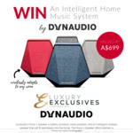 Win 1 of 2 Dynaudio Music 1 Speakers Worth $699 from Luxury Travel Media