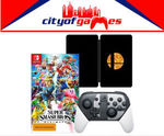 [Pre-Order, Switch] Super Smash Bros. Ultimate Game + SteelBook + Pro Controller $169.96 Delivered @ City of Game eBay