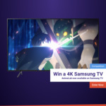 Win a Samsung 49" Inch 4K Television, 1 of 2 Samsung Galaxy Watches or 1 of 100 Six-Month Subscriptions to AnimeLab