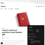 [NSW] $2.95 COACH Card Holder/Passport Holder with Westfield Gift Card $388/$588 Purchase