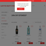 20% off Sitewide (Online Only) @ Lotte Duty Free, Pickup at Brisbane, Darwin & Canberra International Airport