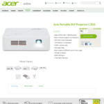 10% off Acer Portable DLP Projector C202i - $449 (Was $499) + Free Shipping @ Acer Store Australia