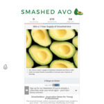Win a Year's Supply of Smashed Avocado (Worth $240) from SmashedAvo