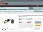 LED Car Waterproof Night Vision Camera Telecamera Cam-A01 AU$19.76+Free Shipping
