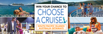 Win Your Choice of South Pacific Island or Australian Coastline Cruise for 2 Worth Up to $2,798 from Our Vacation Centre