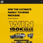 Win the Ultimate Family Touring Package incl an Isuzu D-Max Worth $154,972 from Patriot Productions
