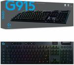 Logitech G915 Lightspeed Wireless Keyboard (GL Linear) $338 Delivered @ Amazon AU