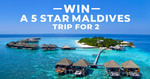 Win a Getaway to The Maldives for 2 Worth $12,998 from TripADeal Pty Ltd