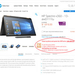 [Pre Order] HP Spectre X360 13" Laptop (AW-0111TU): i7-1065G7, 16GB RAM, 1TB SSD $1816 (Usually $3699) @ HP Australia CEPP Store