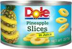 Dole Pineapple Slices 227g - $1.20 (Normally $1.60) @ Woolworths