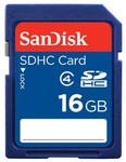 SanDisk SDHC 16GB Card (Class 4) $13.95 - Free Shipping!