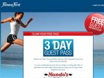 Fitness First - 3 Day Free Trial - Guest Pass