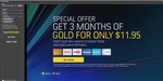 3 Months of Xbox LIVE Gold for $11.95
