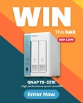 Win a QNAP TS-231K 2-Bay NAS (worth RRP $399)!