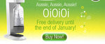 Free Shipping on SodaStream.com.au until End of January