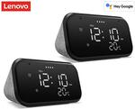 [UNiDAYS] 2x Lenovo 4" Smart Clock Essential $89.10 ($69.10 with LatitudePay) + Shipping (Free with Club) @ Catch