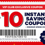 [VIC] $10 off (Min $10 Spend) in-Store @ Spotlight (VIP Members)