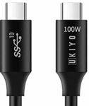 UKIYO 1m USB C to USB C 3.1 Gen 2 Cable $5.99 + $2.50 Delivery @ UKIYO Technologies via Amazon AU