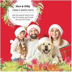 Christmas Family Santa Hats - Set of 4 $5 + Delivery/$0 If Spend $30 Delivered/In Store @ Australia Post