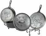 Lodge Wildlife Cast Iron Pots & Pans 5pc Set $139.98 (Was $159.98) Delivered @ Costco (Membership Required)