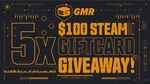Win 1 of 5 $100 Steam Gift Cards from GMR