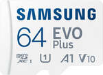 Samsung Evo Plus 64GB Micro SD Card 2021 $19 ($9 after Join JB Hi-Fi Perks) C&C Only @ JB Hi-Fi