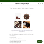 Win The Ultimate Leather Style Pack Worth $1160 from Modest Vintage Player