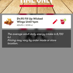 [TAS] Wicked Wings Fill Up Box $4.95 (Until 4pm Daily) @ KFC