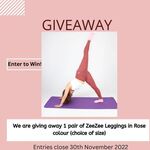 Win a Pair of Rose Leggings from Zeezee Wear Valued at $50