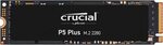 Crucial P5 Plus 2TB PCIe Gen 4 NVMe M.2 (2280) SSD $265.77 Delivered @ Amazon UK via AU