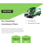 Roadside Assistance - $44/Year for 4 Call-Outs, $77/Year Unlimited @ 24/7 Roadservices via Green Bean Auto