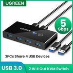 UGREEN USB 3.0 Sharing Switch US$16.16 (~A$23.31) Delivered @ UGREEN Digital Store AliExpress