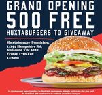 [VIC] 500 Free Burgers from 12-3pm, Friday (17/2) @ Huxtaburger (Sunshine)