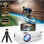 [Prime] WiFi Projector with Tripod 7500Lumens 1080P Supported HD $64.99 Delivered @ Boschuemaleer via Amazon  AU