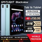 Blackview Tab 16 (11" 2K, Android 12, 8GB/256GB, Widevine L1, 4G) Shipped US$172.85 (~A$259.36) @ Blackview Global AliExpress