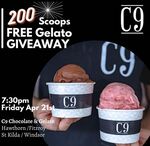 [VIC] Free Gelato Scoop 7:30pm (First 50 Customers per Store) @ C9 Choc & Gelato (Hawthorn / Fitzroy / St Kilda⁠ / Windsor)