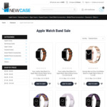 Apple Watch Band Clearance (Sports, Leather, Milanese, Resin and Metal Bands) $2.95 to $9.95 Delivered @ New Case