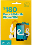 Optus $180 SIM Starter Kit (60GB, Unlimited Talk & Text, 365 Days) - $145 Delivered @ Pop Phones