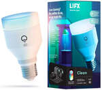 LIFX Clean A60 Colour 1200lm E27 Anti Bacterial Smart Bulb $52 + Delivery @ Smooth Sales