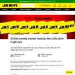 Win 1 of 30 $50 JB Hi-Fi Digital Vouchers from JB Hi-Fi